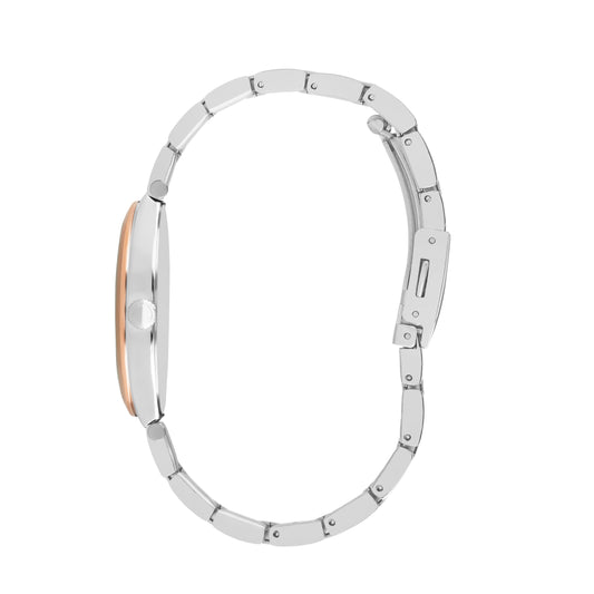 Lee Cooper Silver Dial Analog Metal Strap Watch – LC07440.520