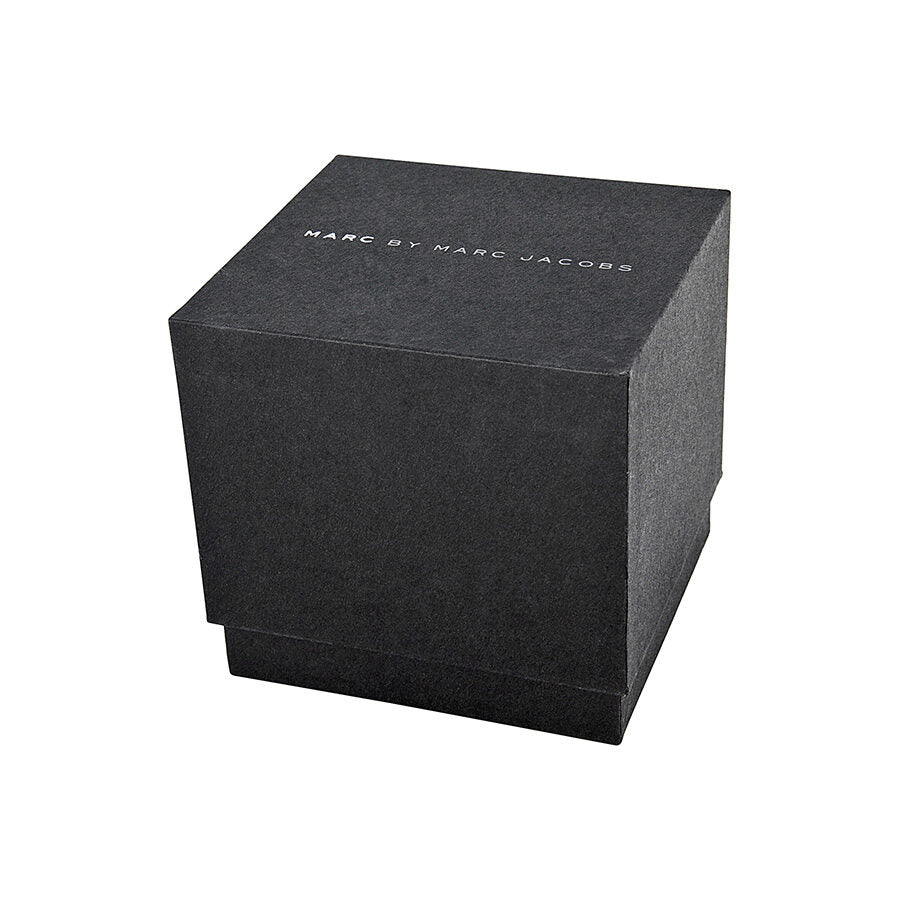 Marc By Marc Jacobs Fergus Black Dial Brown Leather Watch MBM5077 (Defect)