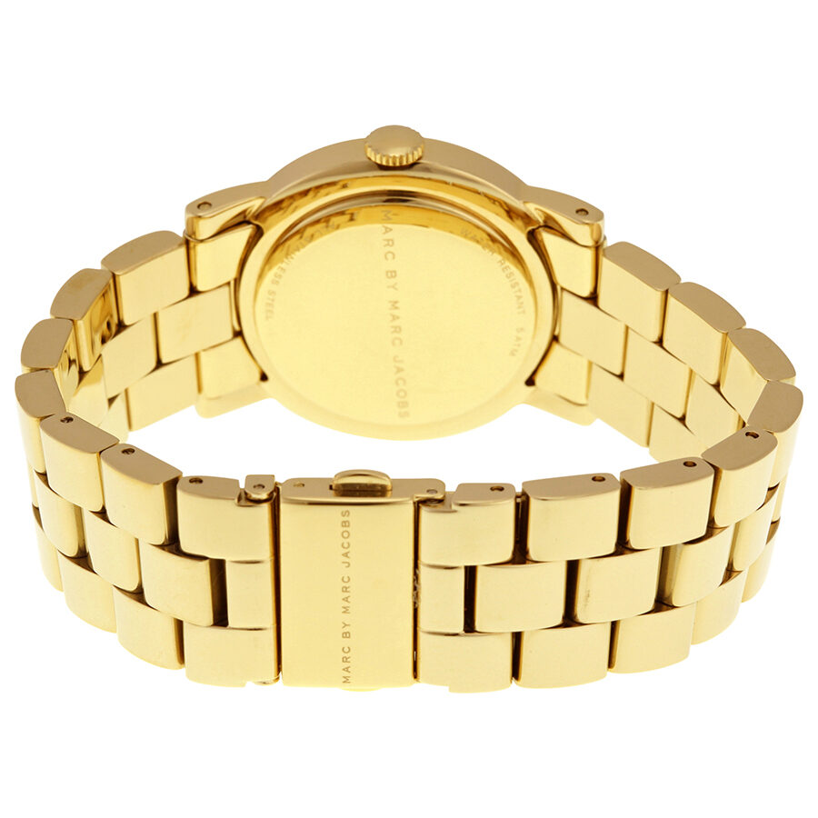 Marc by Marc Jacobs Amy Blue Dial Gold-tone Ladies Watch MBM3303