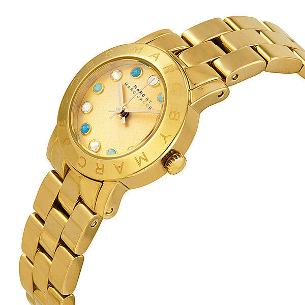 Marc by Marc Jacobs Amy Dexter Dial Gold-tone Ladies Watch MBM3218