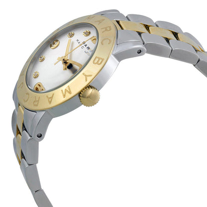 Marc By Marc Jacobs Amy Silver Dial Two-Tone Ladies Watch - MBM3139