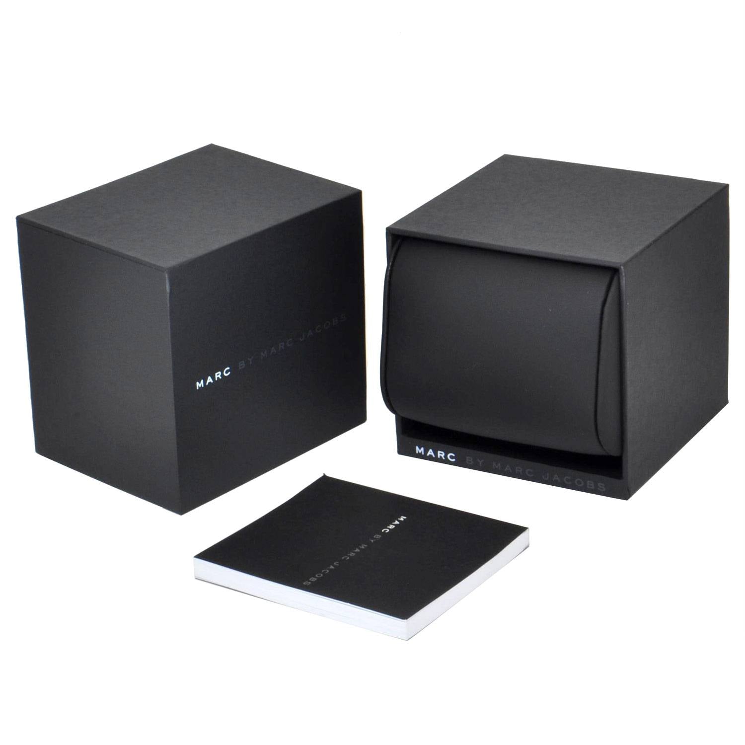 Marc by Marc Jacobs Baker watch original black presentation box packaging