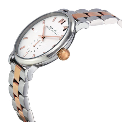 Marc By Marc Jacobs Baker Gold Markers Silver Watch - MBM3312