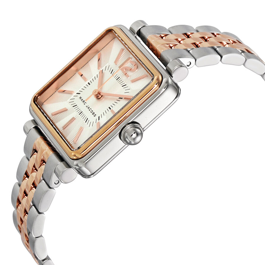 Marc Jacobs Vic Silver Dial Ladies Two Tone Watch MJ3463