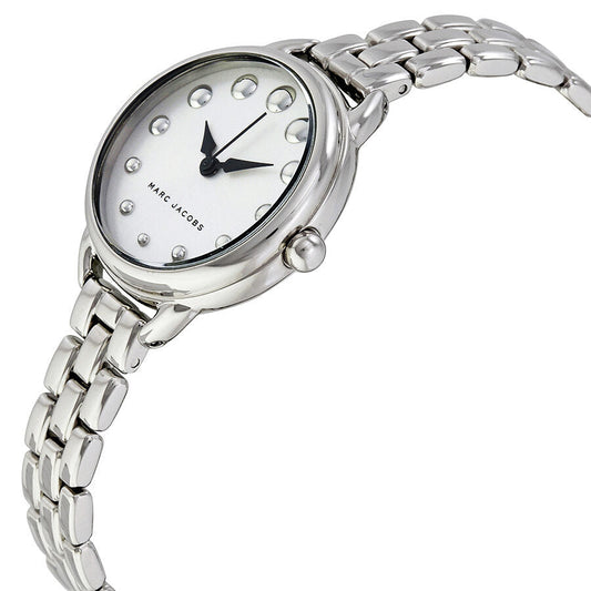 Marc Jacobs Betty White Dial Silver Watch MJ3497