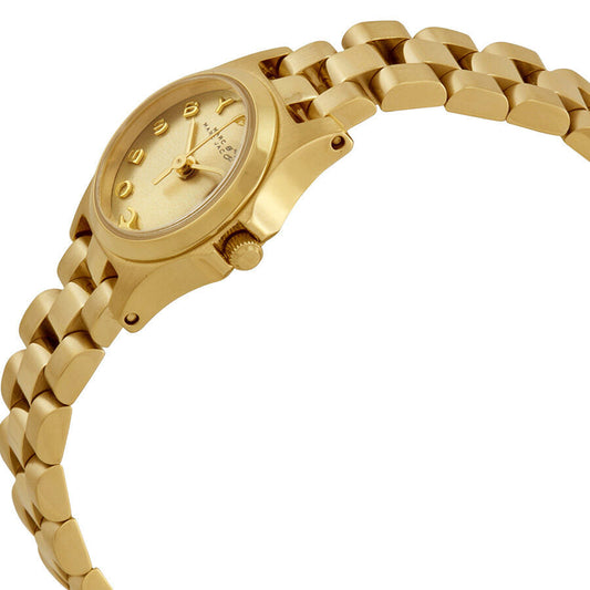 Marc by Marc Jacobs Henry Dinky Champagne Dial Gold-tone Ladies Watch MBM3199 - BigDaddy Watches #2