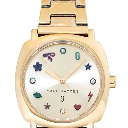 Marc Jacobs Mandy Gold Dial Gold Steel Watch - MJ3549