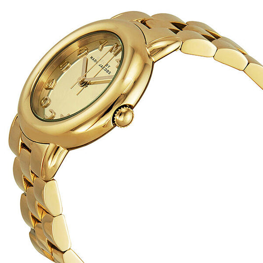 Marc by Marc Jacobs Marci Gold Dial Gold Ion-plated Ladies Watch MBM3098