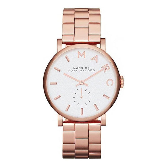 Marc By Marc Jacobs Silver Dial Rose Gold-tone Ladies Watch - MBM3244