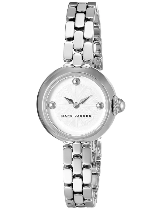 Marc Jacobs Courtney White Dial Silver Women's Watch - MJ3456