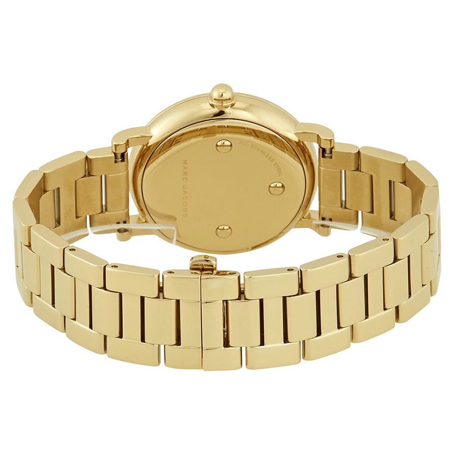Marc Jacobs Roxy White Dial Gold Steel Strap Women Watch - MJ3522