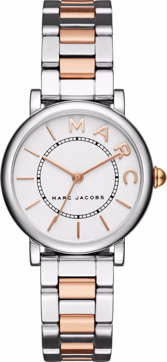 Marc Jacobs Roxy Silver Dial Two Tone Steel Strap Women Watch - MJ3551