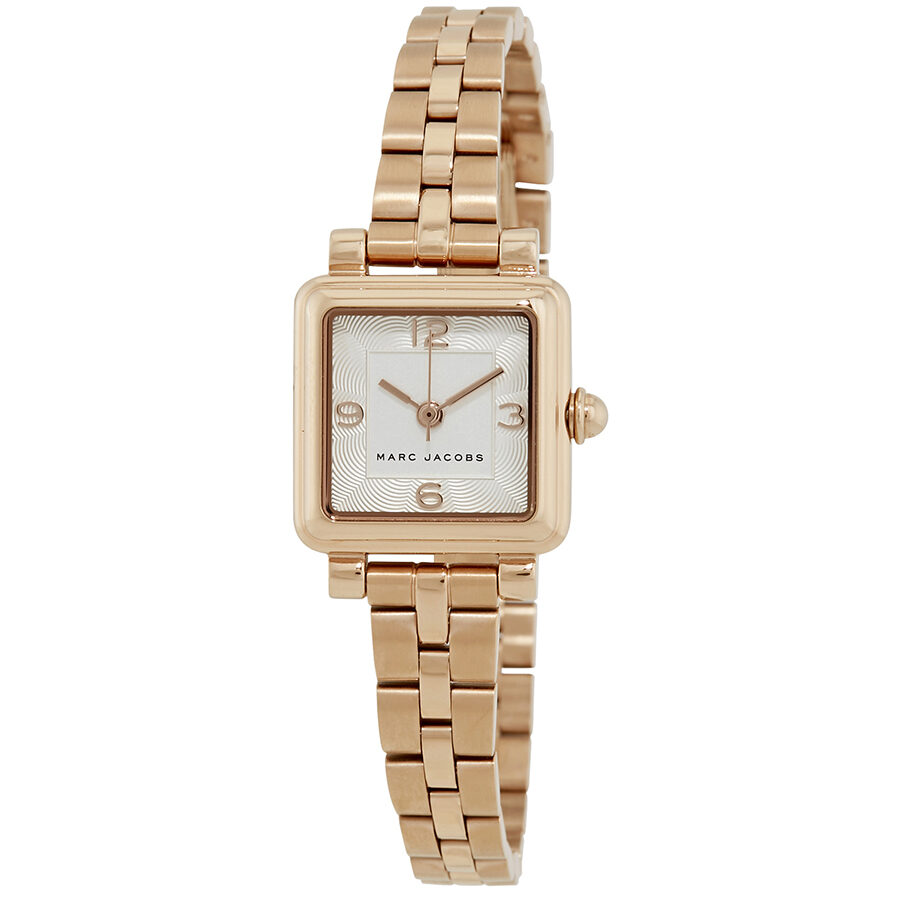 Marc Jacobs Vic Silver Dial Rose Gold-tone Ladies Watch MJ3530