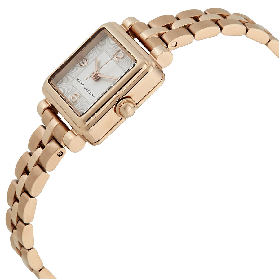 Marc Jacobs Vic Silver Dial Rose Gold-tone Ladies Watch MJ3530