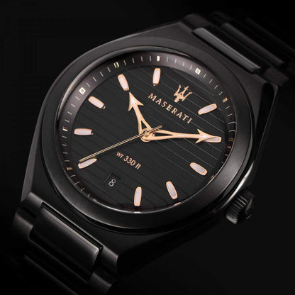 Maserati Analog Black Dial Men's Watch R8853139004