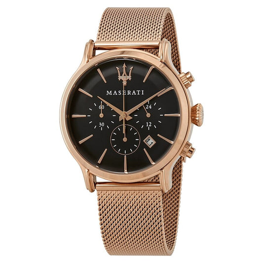 Maserati Epoca Chronograph Black Dial Men's Watch R8873618005