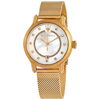 Maserati Epoca Diamond  Mother of Pearl Dial Ladies Watch R8853118502