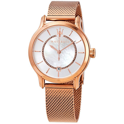 Maserati Epoca Quartz Silver Mother of Pearl Ladies Watch R8853118506