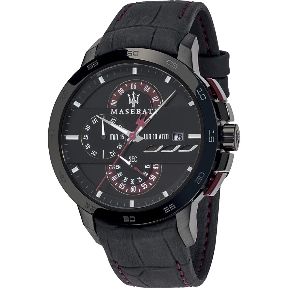 Maserati Ingegno Chronograph Black Dial Men's Watch R8871619003