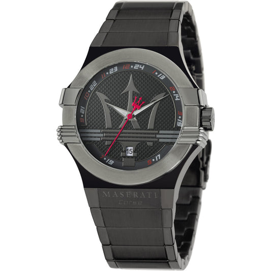 Maserati Potenza Black Dial Men's Watch R8853108003