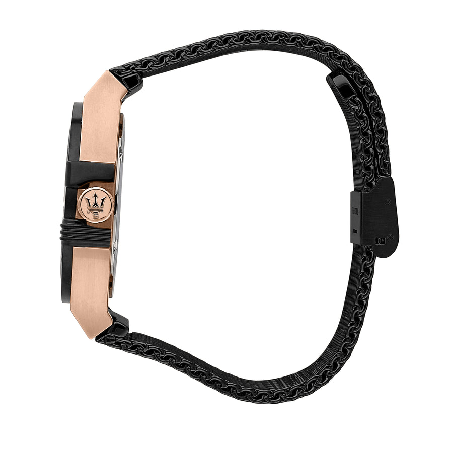 Maserati Potenza Black Mesh Bracelet Men's Watch R8853108010