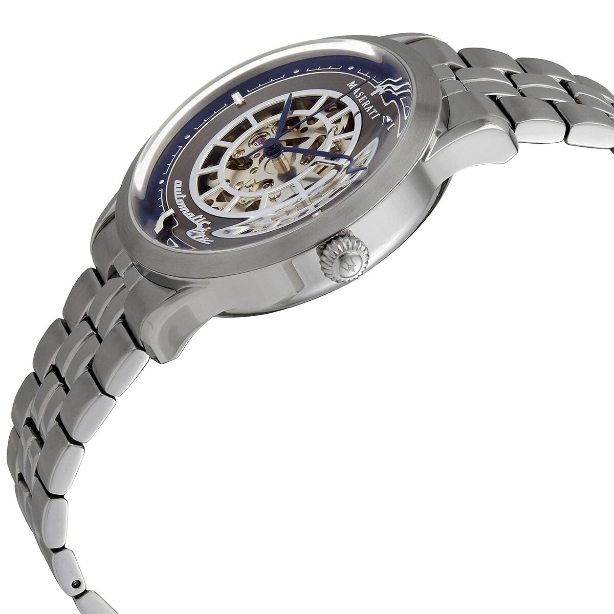 Maserati Ricordo Automatic Grey Skeleton Dial Men's Watch R8823133005