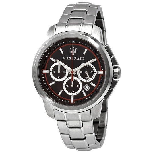 Maserati Successo Chronograph Quartz Black Dial Men's Watch R8873621009