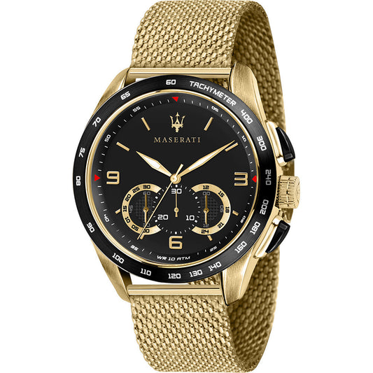 Maserati Traguardo Chronograph Quartz Black Dial Watch R8873612010