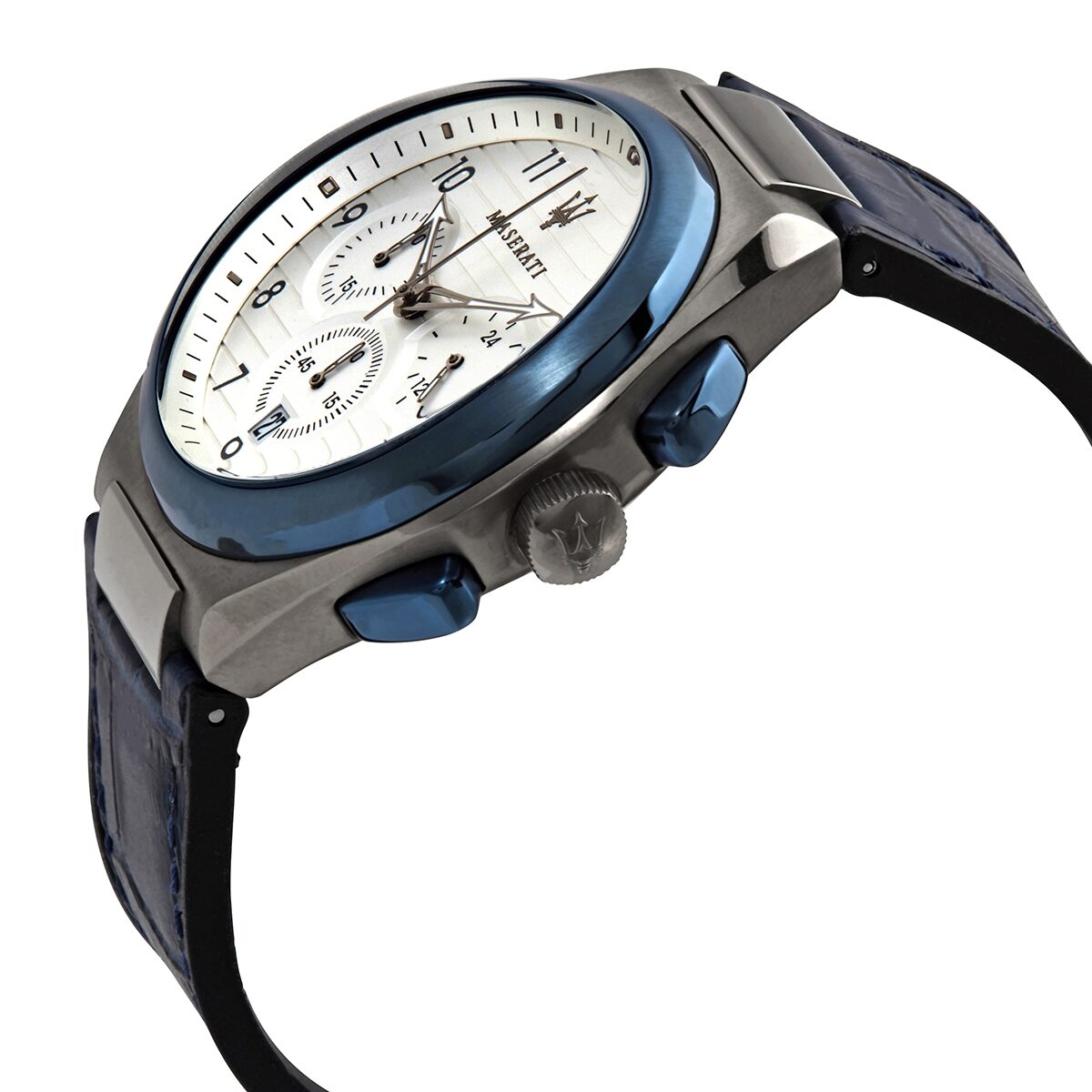 Maserati Triconic Chronograph Quartz White Dial Men's Watch R8871639001