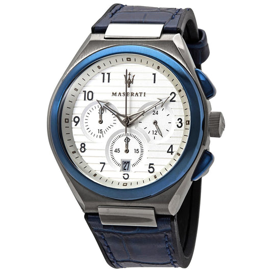 Maserati Triconic Chronograph Quartz White Dial Men's Watch R8871639001