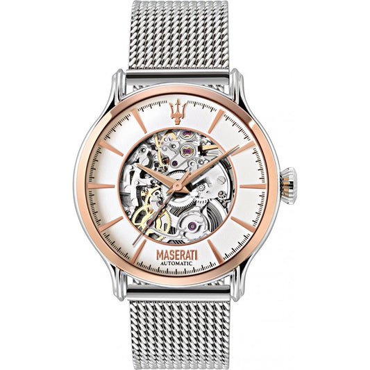 Maserati Epoca Automatic Silver Men's Mesh Watch R8823118001