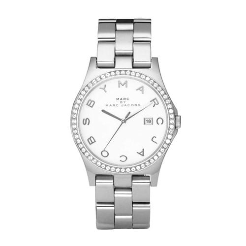 Marc By Marc Jacobs Henry Silver Diamond Women's Watch MBM3044