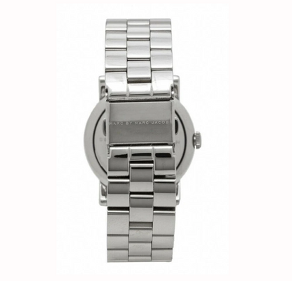 Marc by Marc Jacobs Amy MBM3300 stainless steel case back with engraved branding