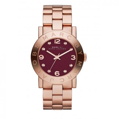 Marc By Marc Jacobs Amy Brown Women's Rose Gold Classic Watch MBM8618