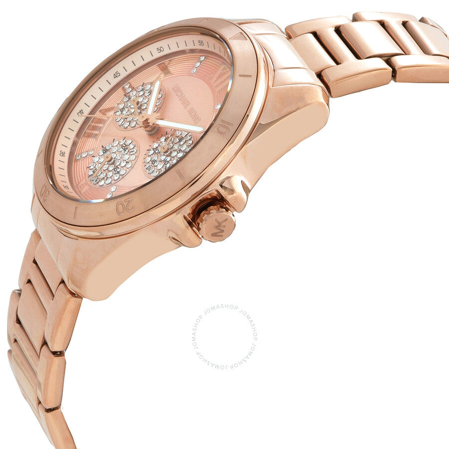 Michael Kors Alek Quartz Rose Gold Dial Ladies Watch MK7264