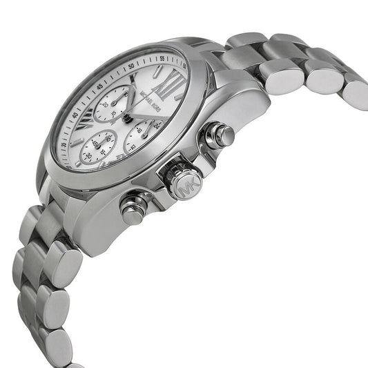 Michael Kors Bradshaw Chronograph Silver Dial Ladies Watch MK6174