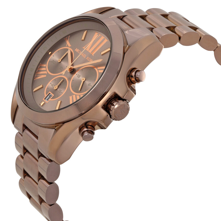 Michael Kors Oversized Bradshaw Chronograph Sable Tone Unisex Watch - MK6247