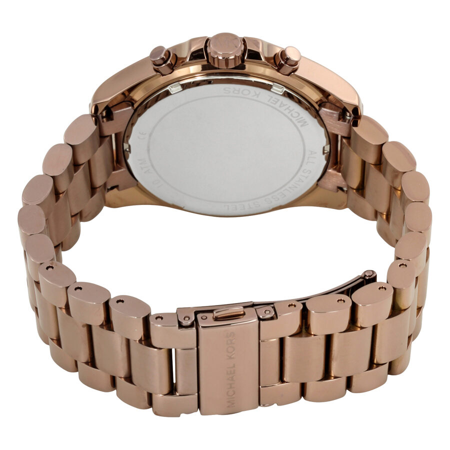 Michael Kors Oversized Bradshaw Chronograph Sable Tone Unisex Watch - MK6247