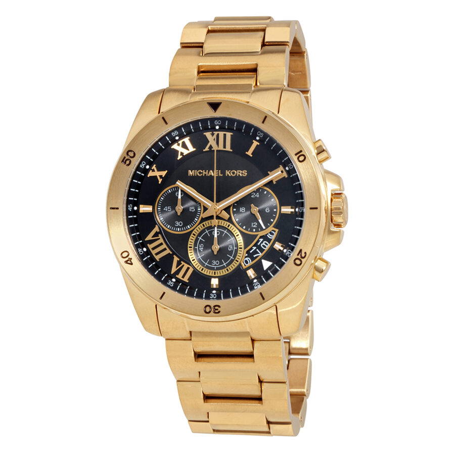 Michael Kors Brecken Chronograph Black Dial Men's Watch MK8481