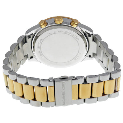 Michael Kors Brinkley Chronograpgh Silver Dial Ladies Watch MK6188