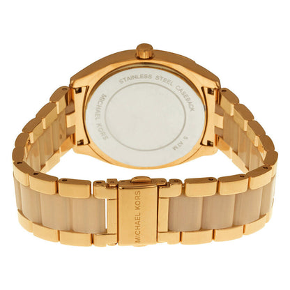 Michael Kors Bryn Rose Gold and Acetate Women's Watch - MK6135
