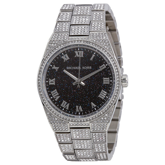 Michael Kors Channing Black Crystal Pave Stainless Steel Watch MK6089