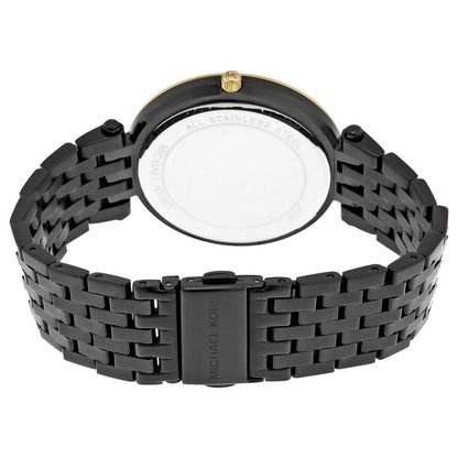 Michael Kors Darci Black Dial Black Ion-plated Women's Watch - MK3322