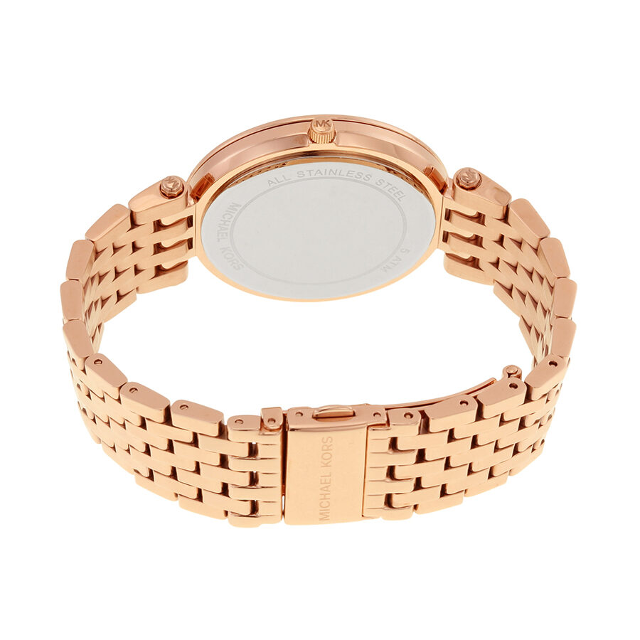 Michael Kors Darci Crystal Pave Dial Rose-gold Women's Watch - MK3439