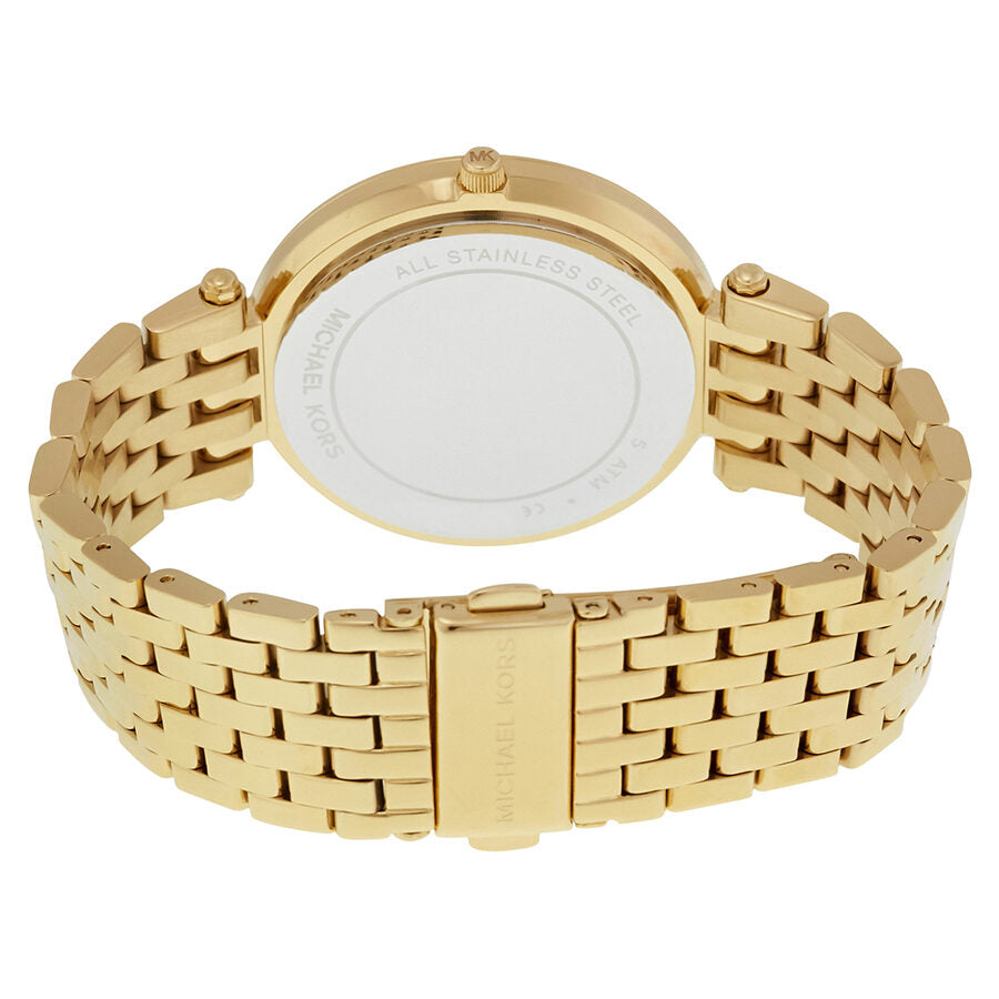 Michael Kors Darci Glitz Gold Dial Pave Bezel Ladies Watch MK3191