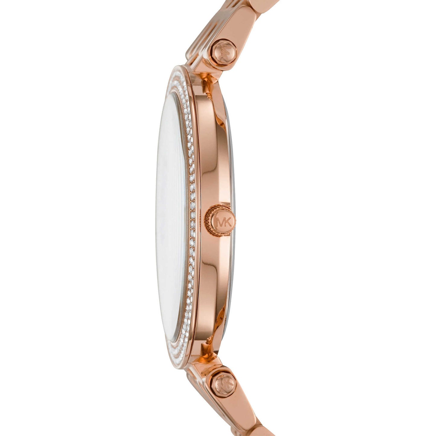 Michael Kors Rose Gold-Tone Darci Blue Dial Women's Watch - MK3728