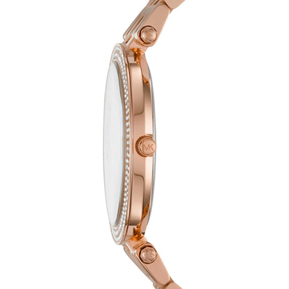 Michael Kors Rose Gold-Tone Darci Blue Dial Women's Watch - MK3728