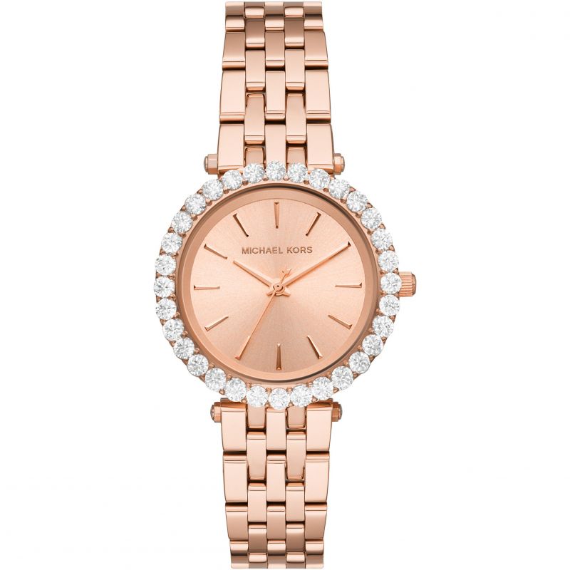 Michael Kors Darci Pavé Rose Gold-Tone Ladies Watch - MK4514