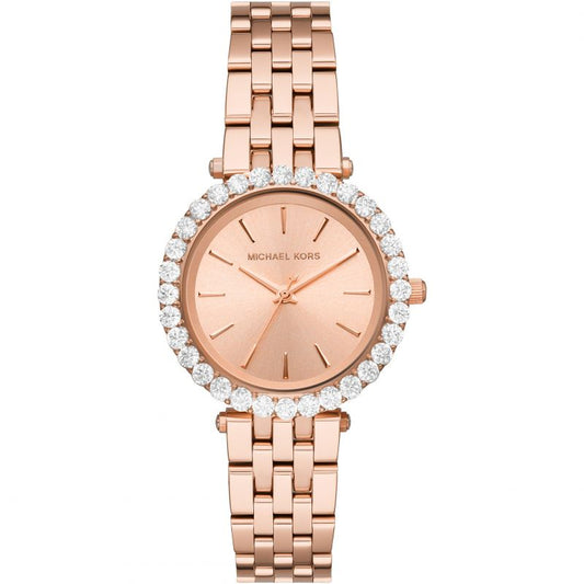 Michael Kors Darci Pavé Rose Gold-Tone Ladies Watch - MK4514