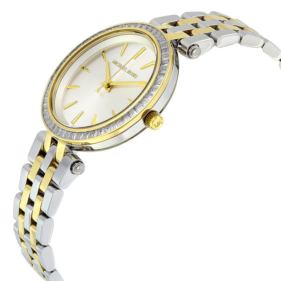 Michael Kors Darci Pearl White Two-tone Ladies Watch MK3405